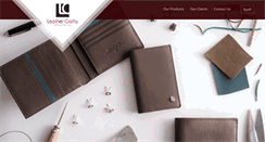 Desktop Screenshot of leathercrafts-ae.com